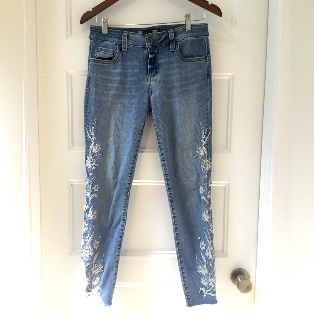 Kut From The Kloth Embroidered Jeans